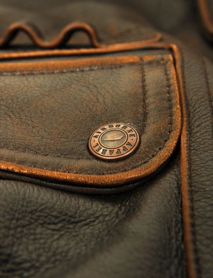 VESTE EN CUIR VINTAGE ARIZONA ROUTE 66 [LIVRAISON GRATUITE AUJOURD'HUI]