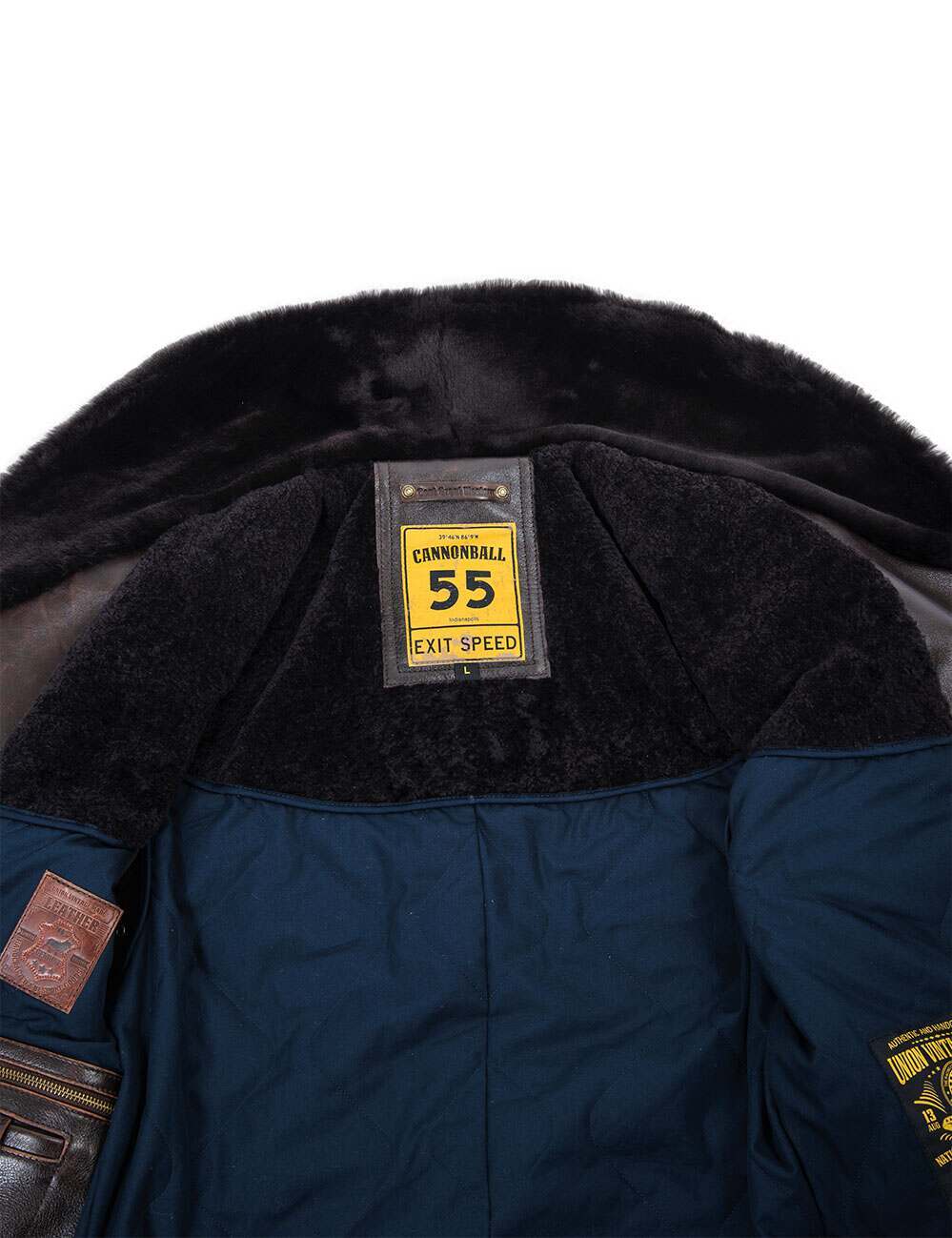 Grand Manteau Peacoat en Cuir Western d'Hiver Art. 709