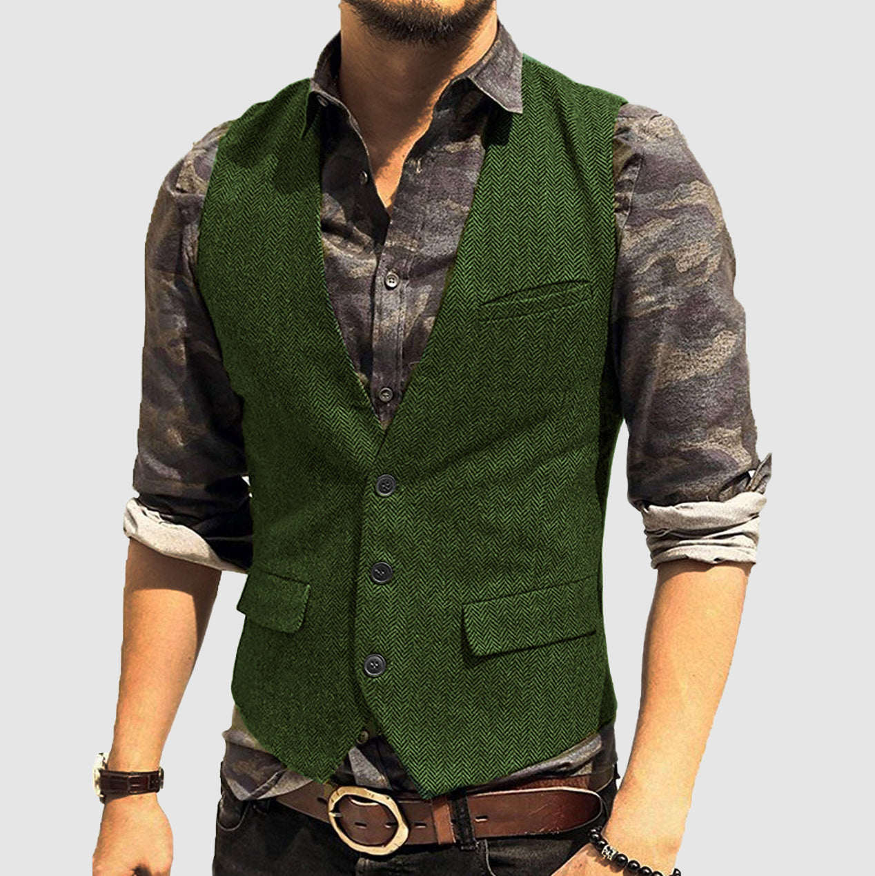 Gilet Texturé pour Homme