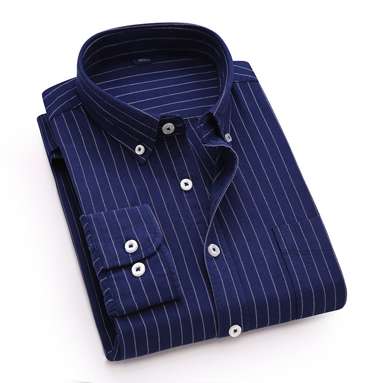 Chemise En Coton Oxford Résistante Aux Plis Pour Homme