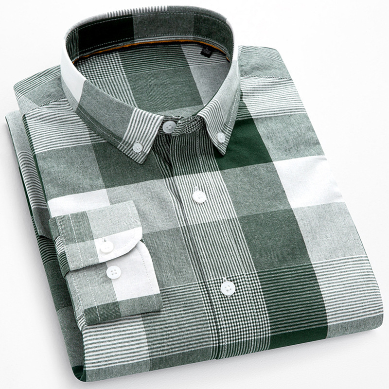 Chemise En Coton Oxford Résistante Aux Plis Pour Homme