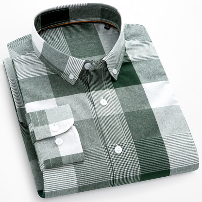 Chemise En Coton Oxford Résistante Aux Plis Pour Homme