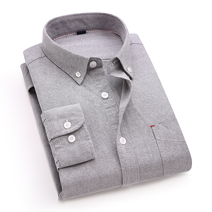 Chemise En Coton Oxford Résistante Aux Plis Pour Homme