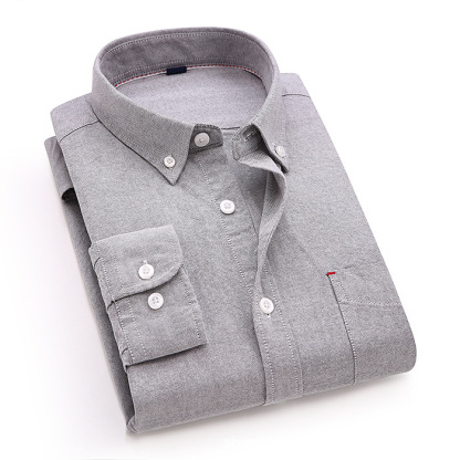 Chemise En Coton Oxford Résistante Aux Plis Pour Homme