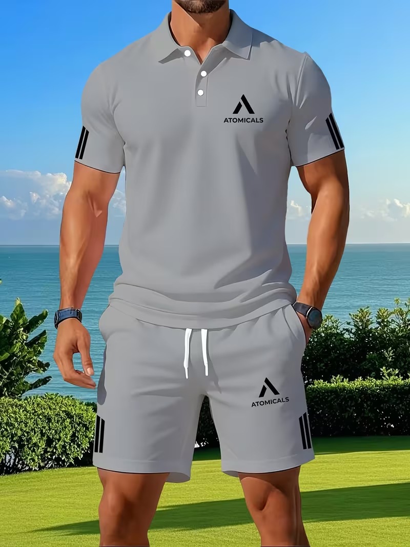 Nur diese Woche: 50% Rabatt – Herren Freizeit-Set (Kurzarm & Shorts) für den Urlaub