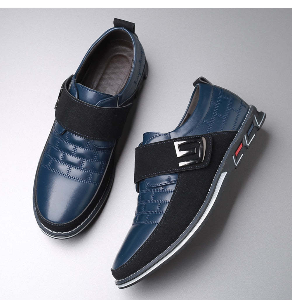 **Chaussures en cuir orthopédiques à velcro**
