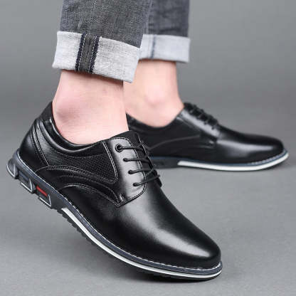 Oxfords Lisse Chaussure de Ville Orthopédique
