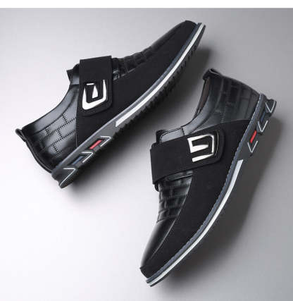 **Chaussures en cuir orthopédiques à velcro**