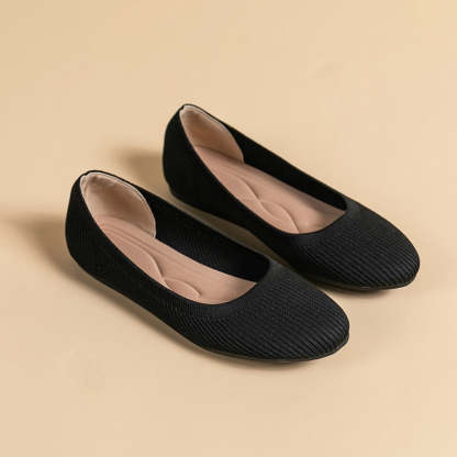De ballerina's met ronde neus van Arromic