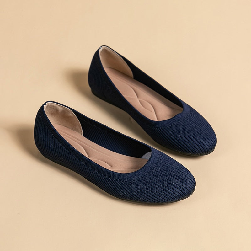 De ballerina's met ronde neus van Arromic