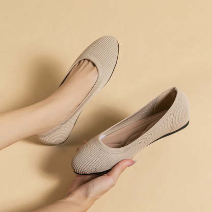 De ballerina's met ronde neus van Arromic