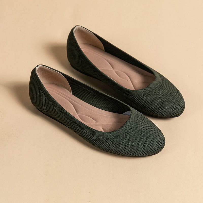 De ballerina's met ronde neus van Arromic