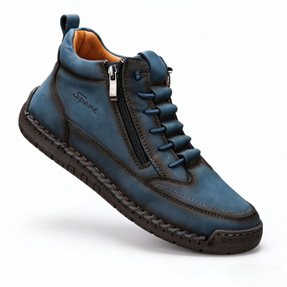 [Copy]Bottes décontractées en cuir pour hommes – Confortables pour la marche et la conduite (‑70% Offre Limitée)