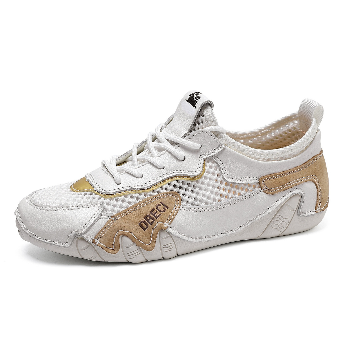 【⏰Remise de 70 % aujourd’hui】Chaussures de marche décontractées en cuir véritable avec empeigne en mesh respirant pour l'extérieur