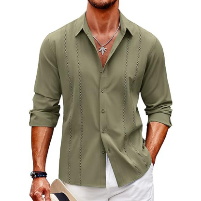 Summer Early Bird Sale 50% off - 🌈Men's Simple Casual Printed Shirt Plus Size – XXXL