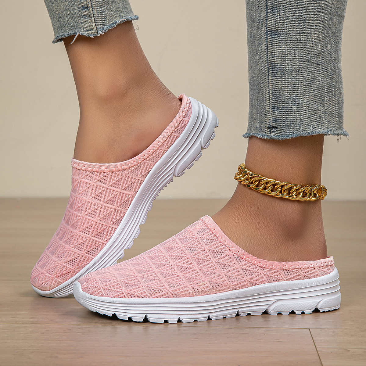 Ademende mesh sneakers voor dames