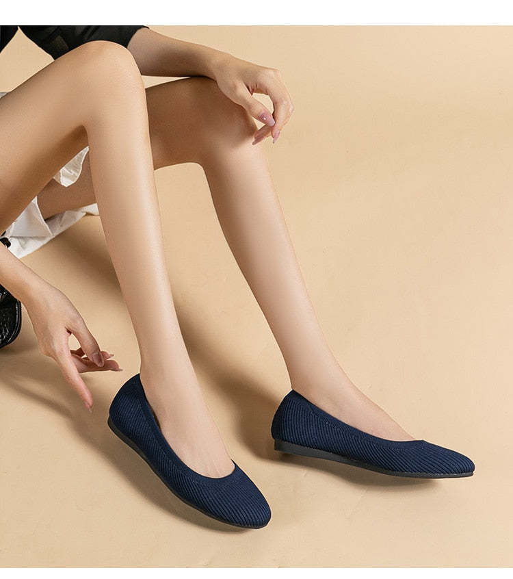 De ballerina's met ronde neus van Arromic