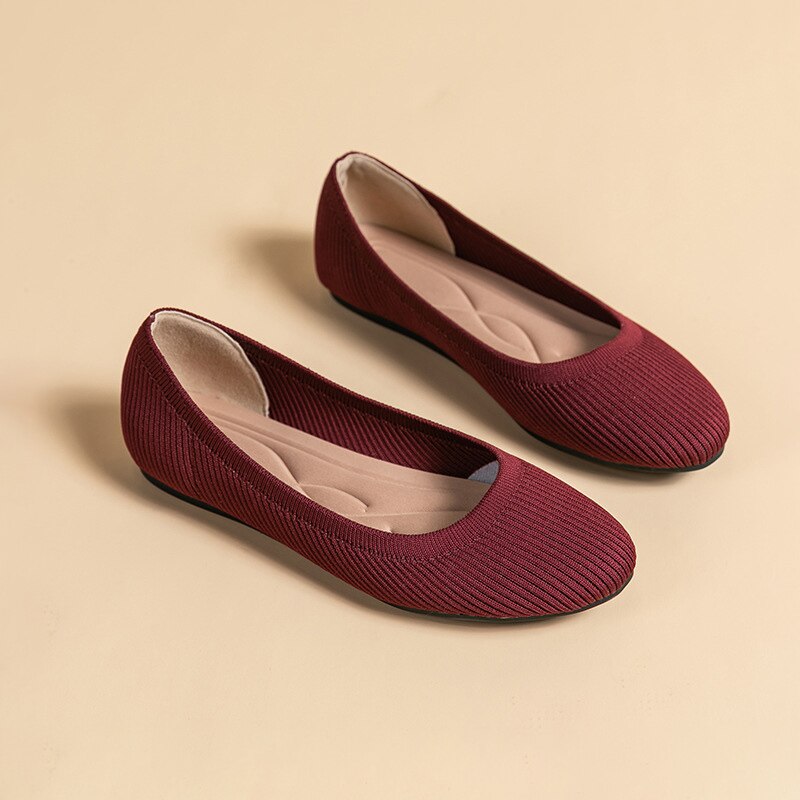 De ballerina's met ronde neus van Arromic
