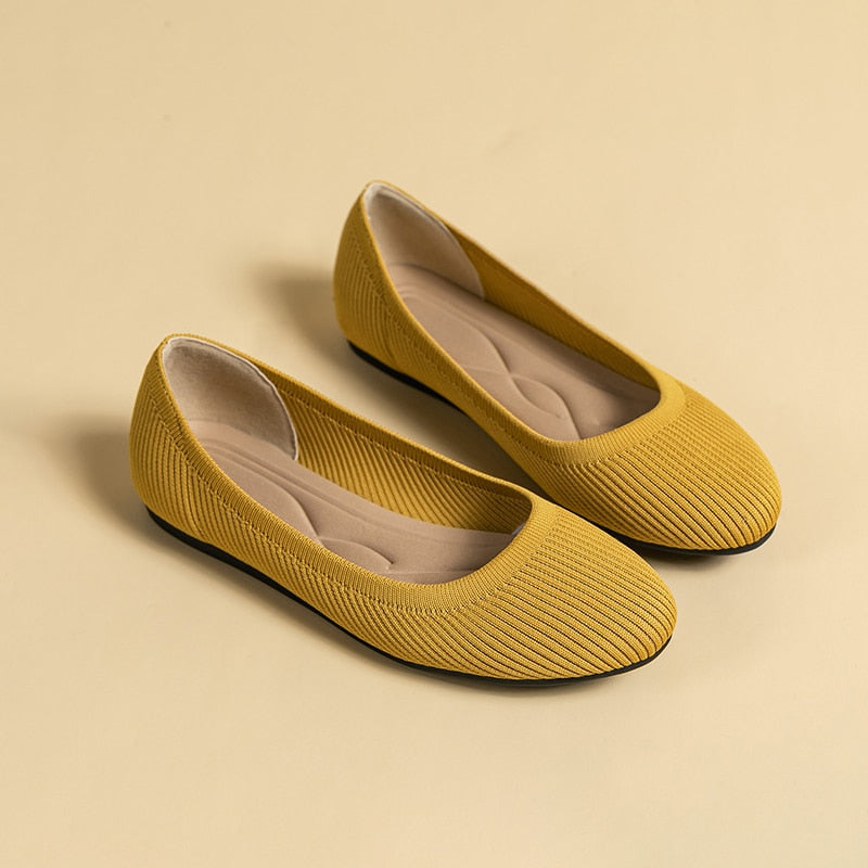 De ballerina's met ronde neus van Arromic