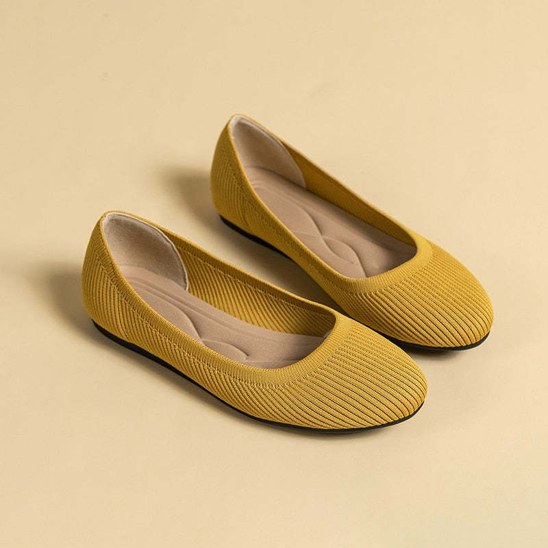 De ballerina's met ronde neus van Arromic