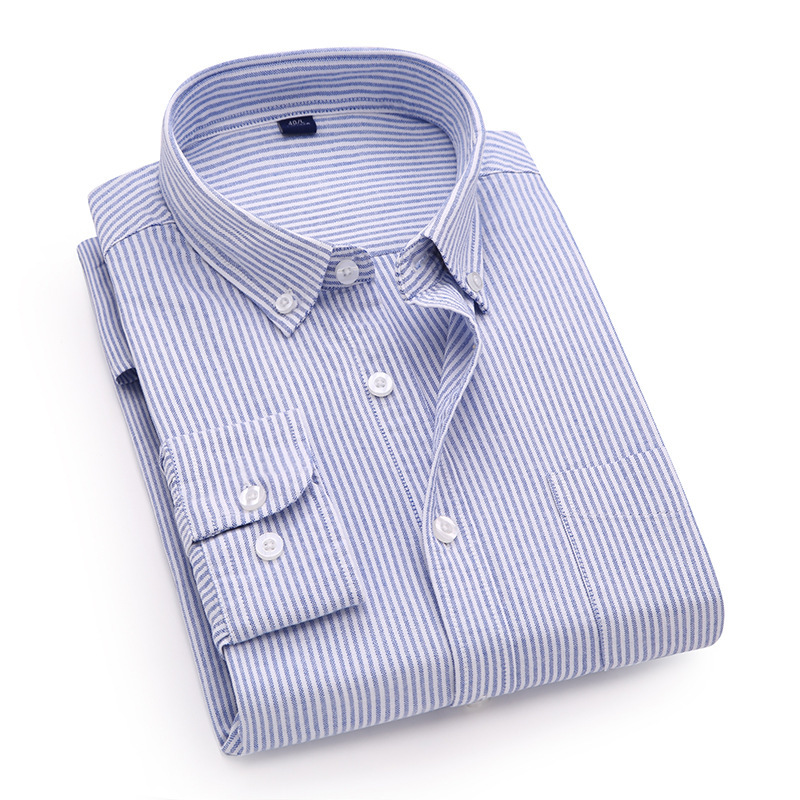 Chemise En Coton Oxford Résistante Aux Plis Pour Homme