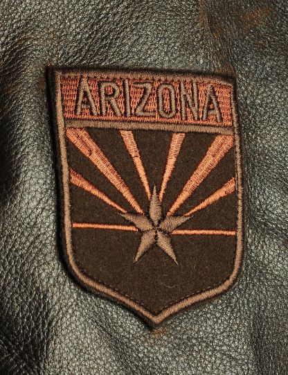 VESTE EN CUIR VINTAGE ARIZONA ROUTE 66 [LIVRAISON GRATUITE AUJOURD'HUI]