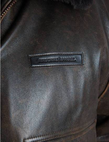 (NOUVEAUTÉS) VESTE EN CUIR DE VOL A-2 AVEC DOUBLURE