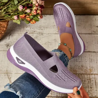 🔥Laatste dag van de promotie - 70% KORTING🔥 - Comfortabele en ademende gebreide sneakers voor dames