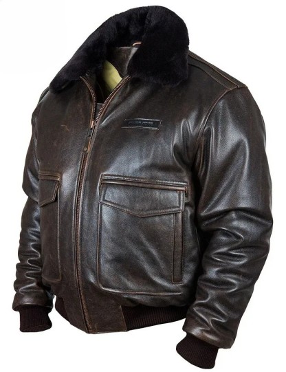 (NOUVEAUTÉS) VESTE EN CUIR DE VOL A-2 AVEC DOUBLURE