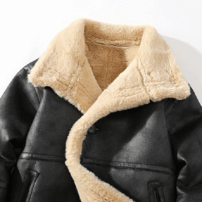 Veste en Cuir de Mouton pour Homme