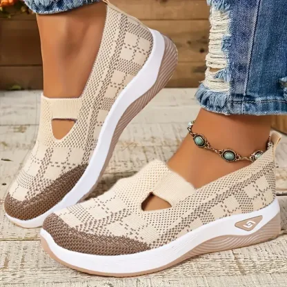 🔥Laatste dag van de promotie - 70% KORTING🔥 - Comfortabele en ademende gebreide sneakers voor dames