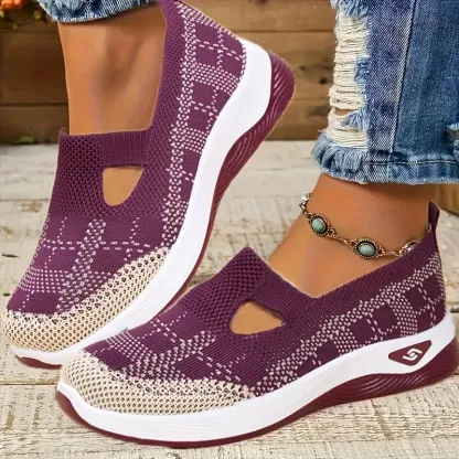 🔥Laatste dag van de promotie - 70% KORTING🔥 - Comfortabele en ademende gebreide sneakers voor dames