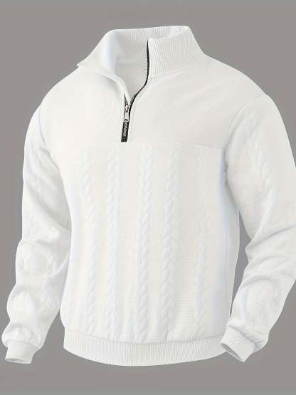Benoît ™ | Vintage sweater met rits in een elegant ontwerp