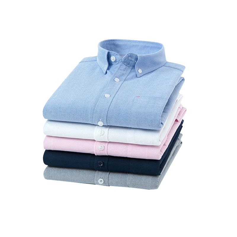 Chemise En Coton Oxford Résistante Aux Plis Pour Homme