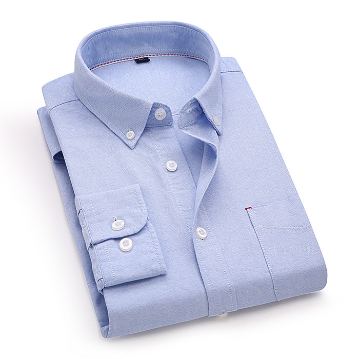Chemise En Coton Oxford Résistante Aux Plis Pour Homme