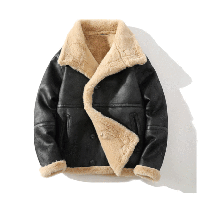 Veste en Cuir de Mouton pour Homme