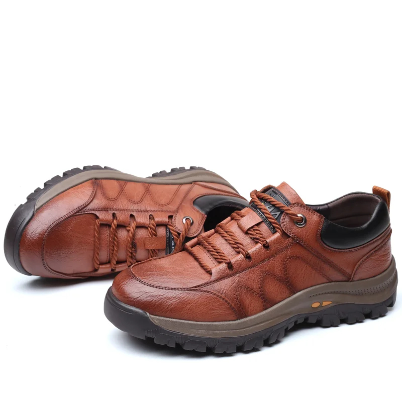 Chaussures orthopédiques légères pour hommes avec soutien de la voûte plantaire, imperméables et confortables pour la marche.