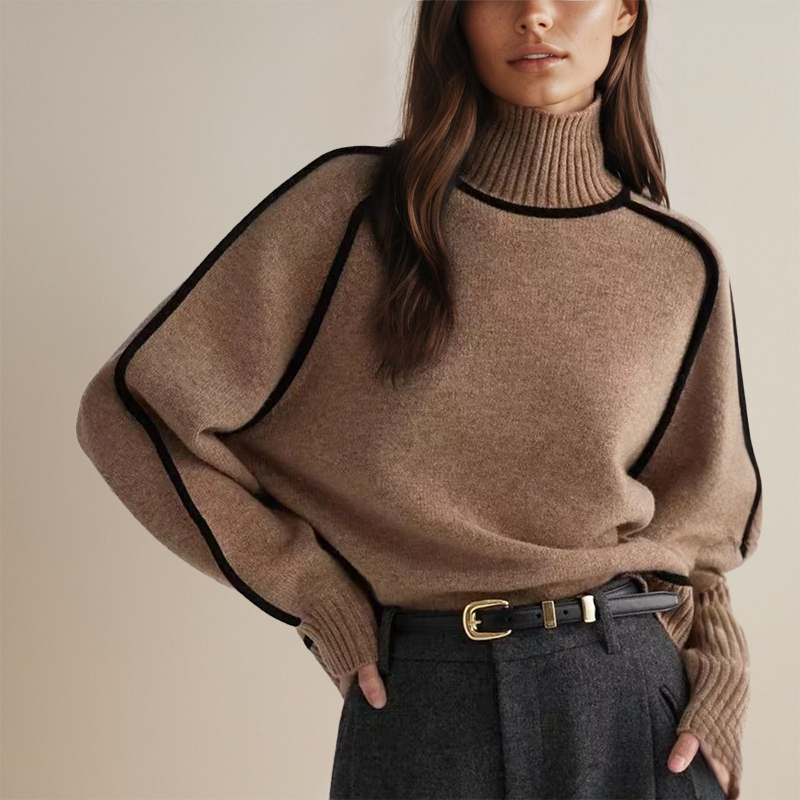 Ragnhild – Pull à rayures style vintage