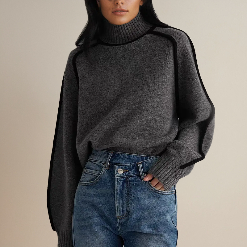 Ragnhild – Trui met strepen in vintage stijl
