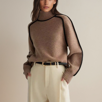 Ragnhild – Trui met strepen in vintage stijl