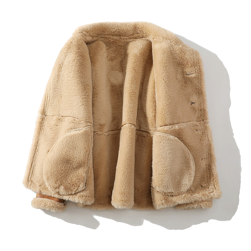 Veste en Cuir de Mouton pour Homme