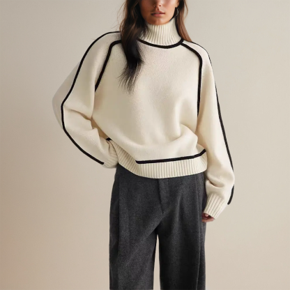 Ragnhild – Trui met strepen in vintage stijl