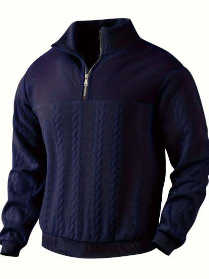 Benoît ™ | Vintage sweater met rits in een elegant ontwerp