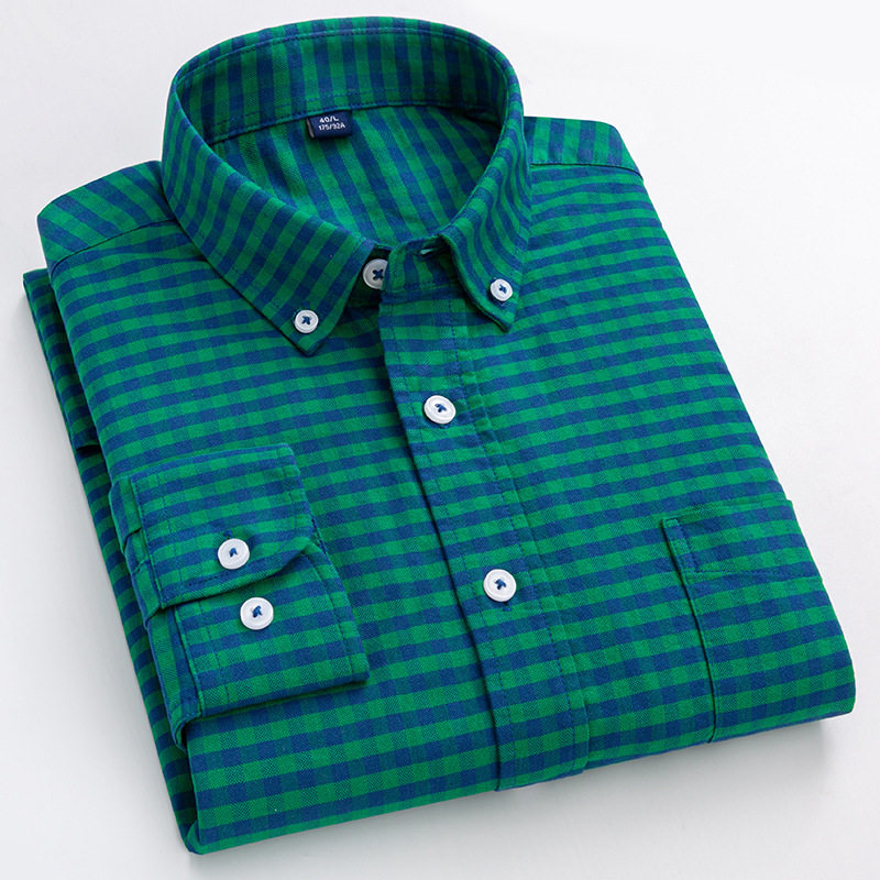 Chemise En Coton Oxford Résistante Aux Plis Pour Homme