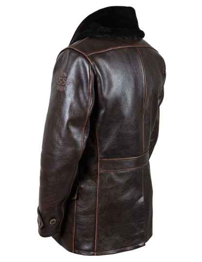 Grand Manteau Peacoat en Cuir Western d'Hiver Art. 709