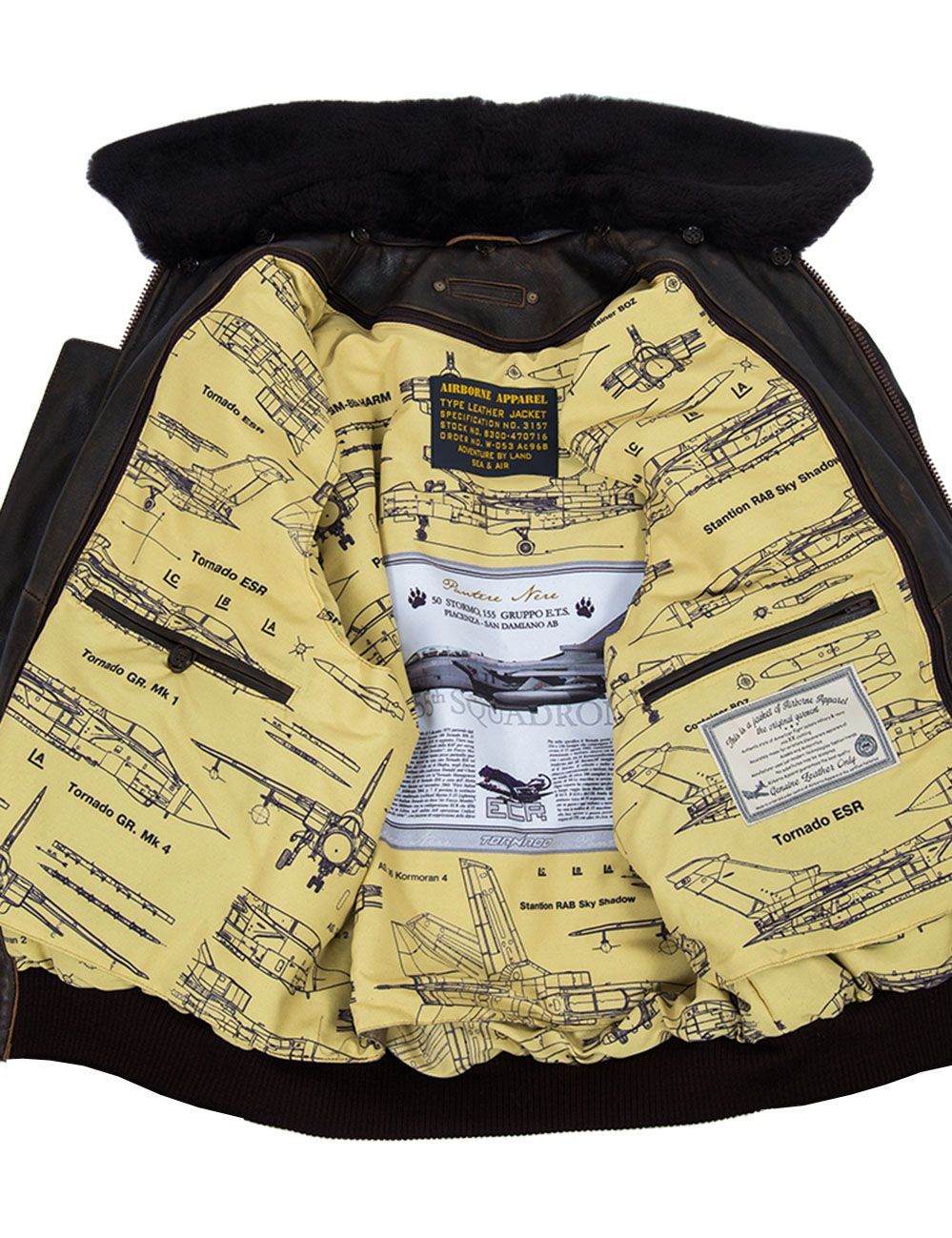 (NOUVEAUTÉS) VESTE EN CUIR DE VOL A-2 AVEC DOUBLURE