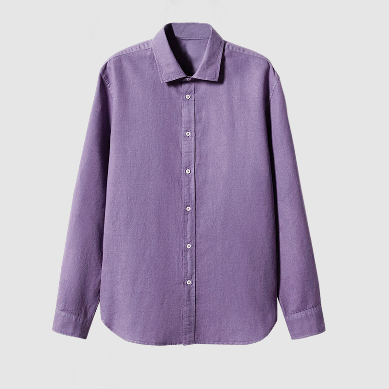 Chemise Décontractée Pour Homme, Coupe Régulière, En Coton Doux