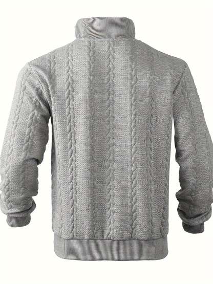 Benoît ™ | Vintage sweater met elegante ritsluiting