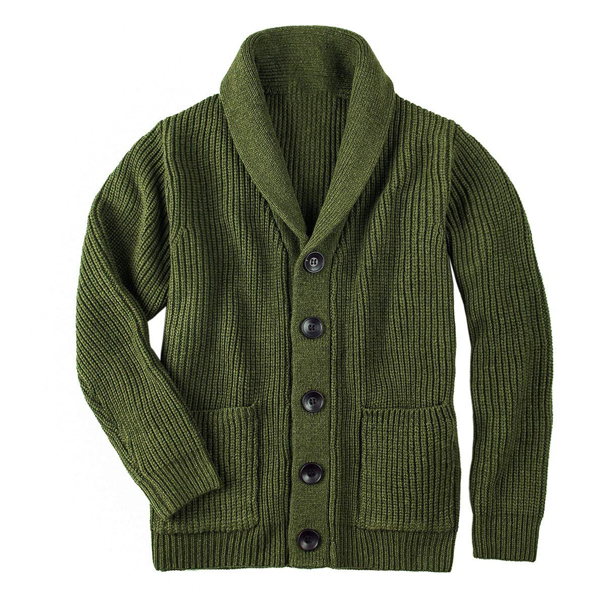 Gebreide Casual Cardigan voor Mannen - Britse Stijl Trui Jas