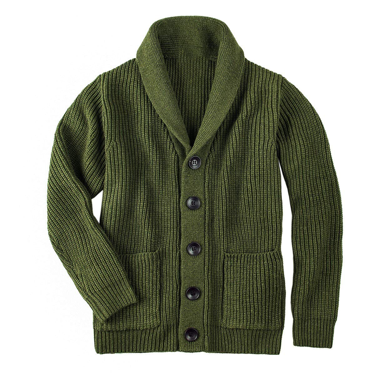 Gebreide Casual Cardigan voor Mannen - Britse Stijl Trui Jas
